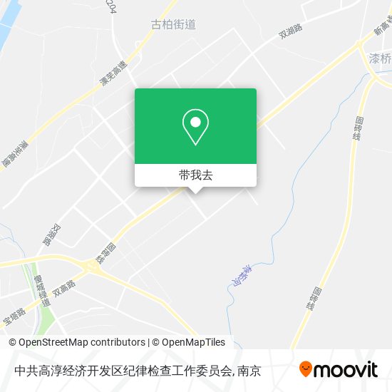 中共高淳经济开发区纪律检查工作委员会地图