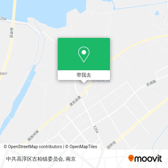 中共高淳区古柏镇委员会地图