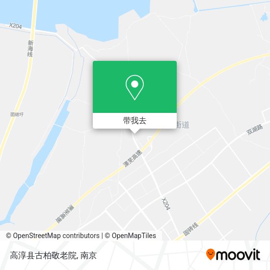 高淳县古柏敬老院地图