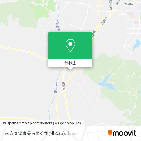 南京秦源食品有限公司(洪溪街)地图