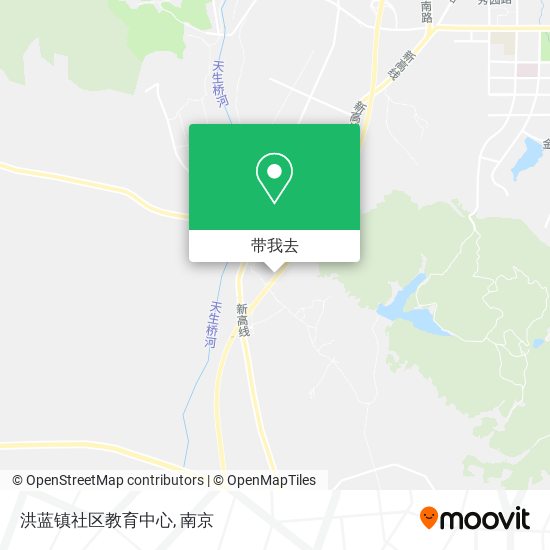 洪蓝镇社区教育中心地图