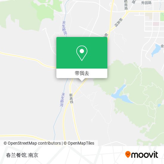 春兰餐馆地图