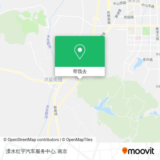 溧水红宇汽车服务中心地图