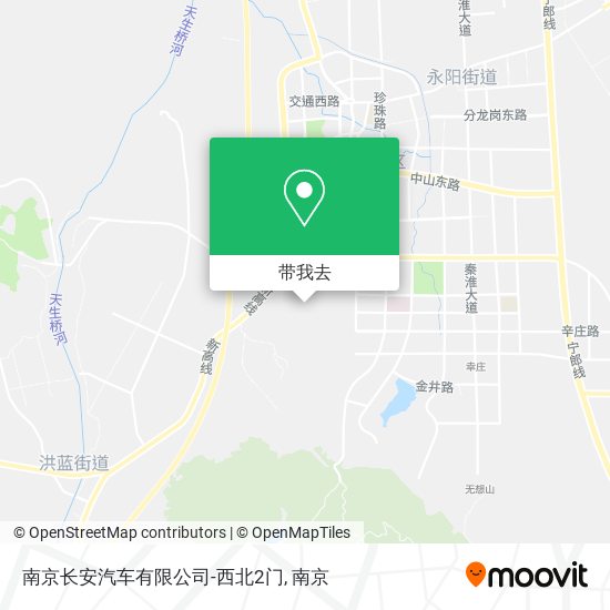 南京长安汽车有限公司-西北2门地图