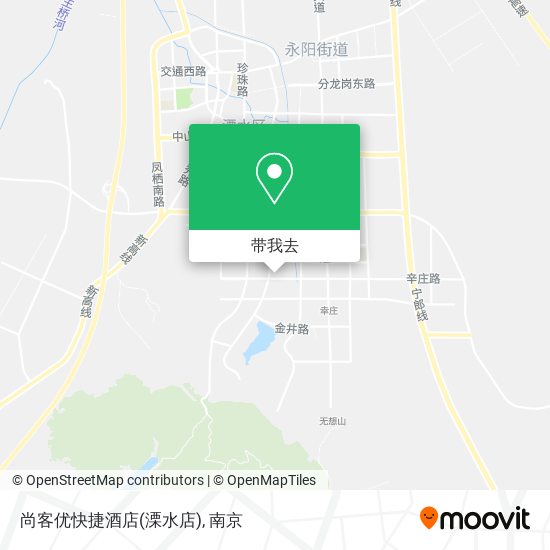 尚客优快捷酒店(溧水店)地图