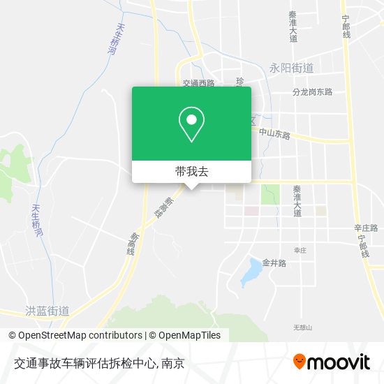 交通事故车辆评估拆检中心地图