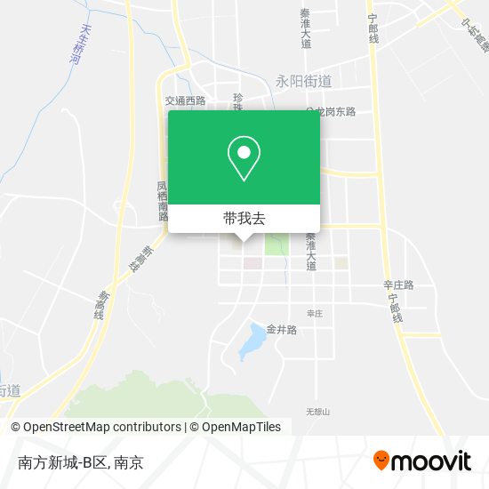 南方新城-B区地图