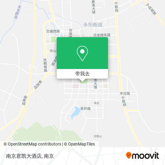 南京君凯大酒店地图