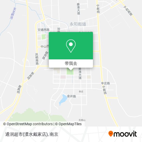 通润超市(溧水戴家店)地图