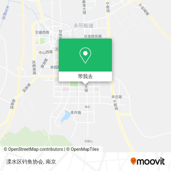 溧水区钓鱼协会地图