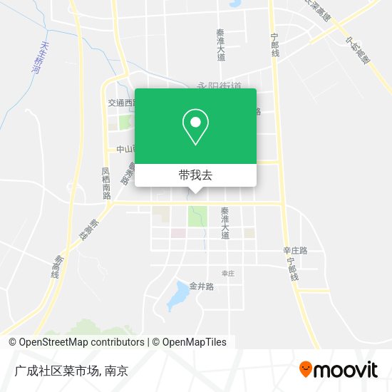 广成社区菜市场地图