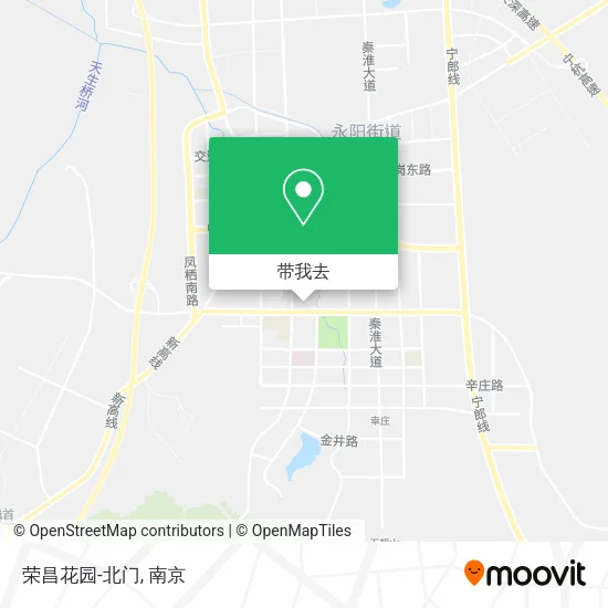 荣昌花园-北门地图