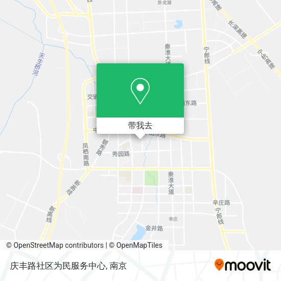 庆丰路社区为民服务中心地图
