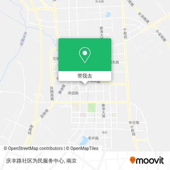 庆丰路社区为民服务中心地图
