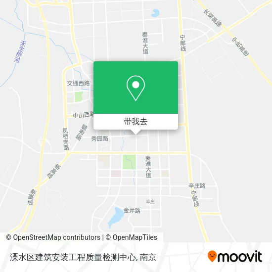 溧水区建筑安装工程质量检测中心地图