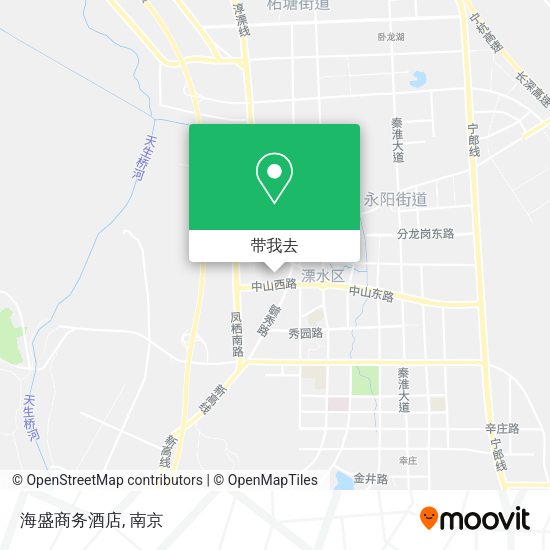 海盛商务酒店地图