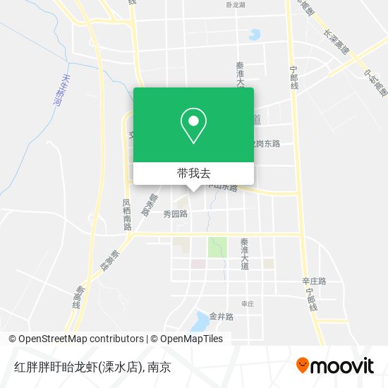 红胖胖盱眙龙虾(溧水店)地图