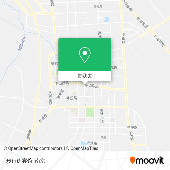 步行街宾馆地图