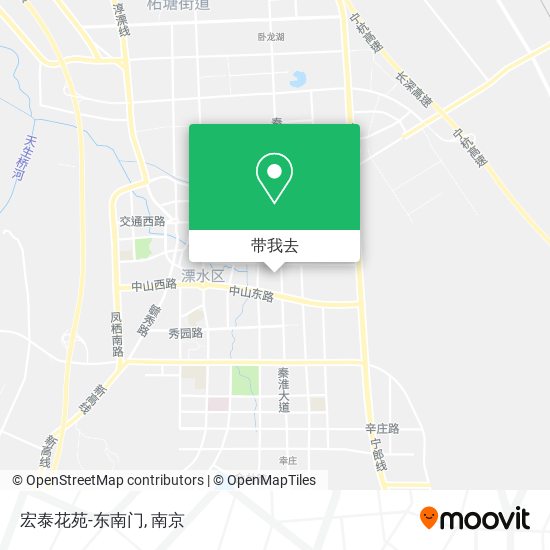 宏泰花苑-东南门地图