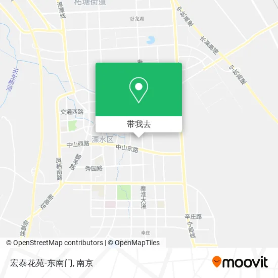 宏泰花苑-东南门地图