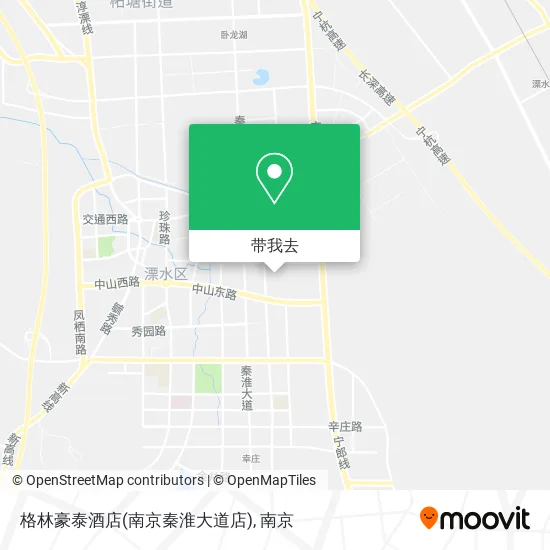 格林豪泰酒店(南京秦淮大道店)地图