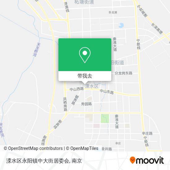 溧水区永阳镇中大街居委会地图