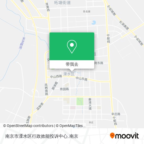 南京市溧水区行政效能投诉中心地图
