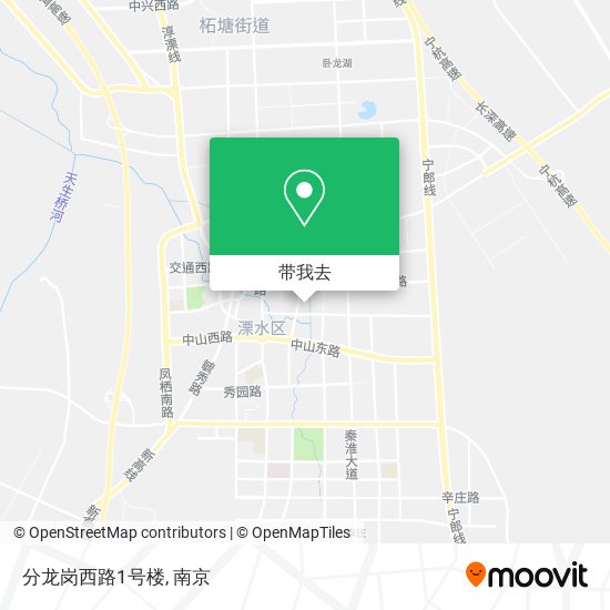 分龙岗西路1号楼地图