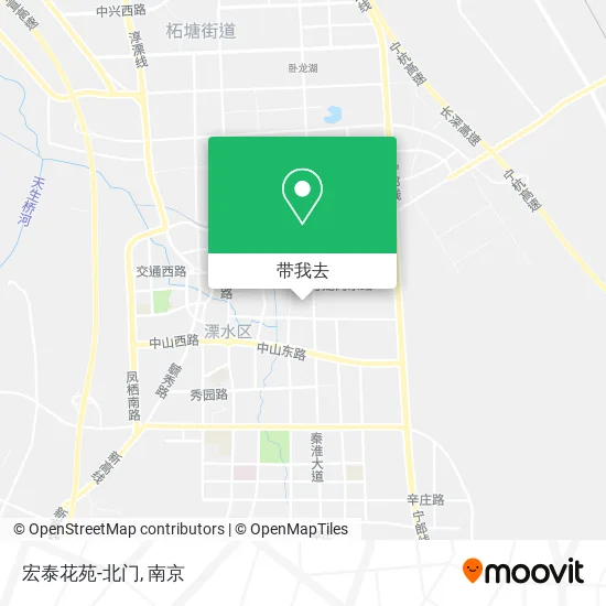 宏泰花苑-北门地图