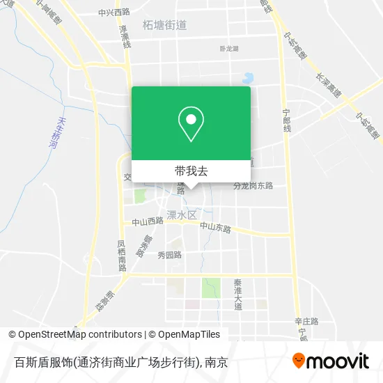 百斯盾服饰(通济街商业广场步行街)地图