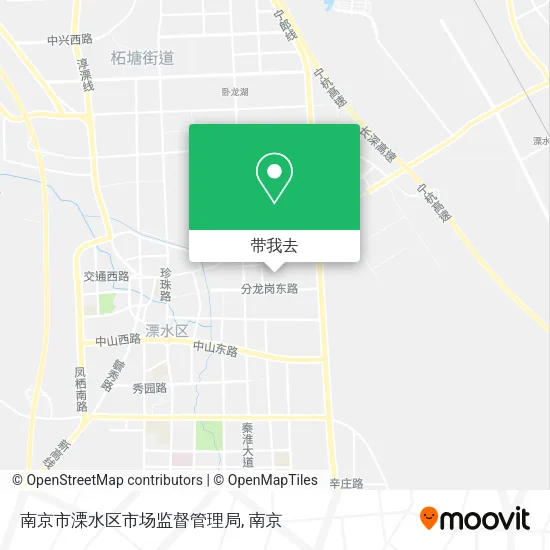 南京市溧水区市场监督管理局地图