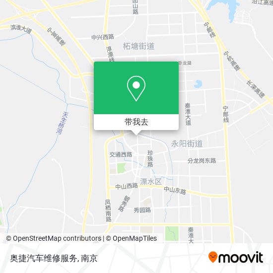 奥捷汽车维修服务地图