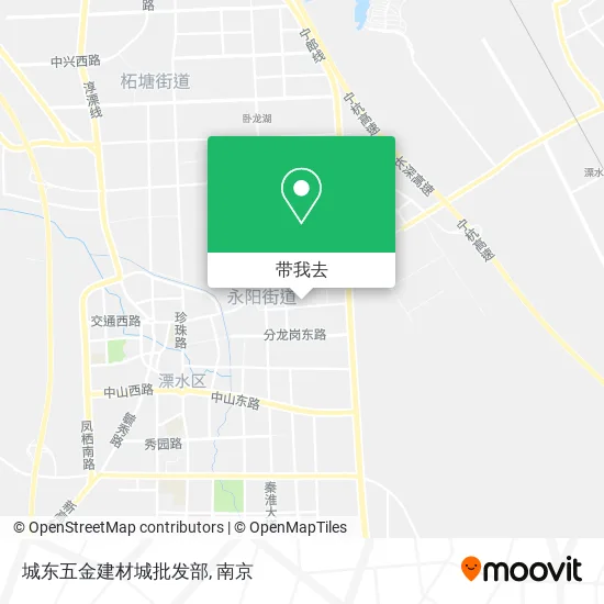 城东五金建材城批发部地图