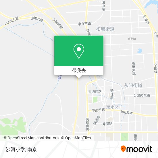 沙河小学地图