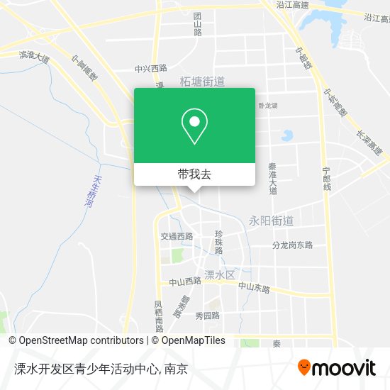 溧水开发区青少年活动中心地图