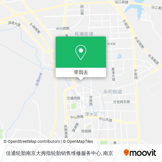 佳通轮胎南京大拇指轮胎销售维修服务中心地图