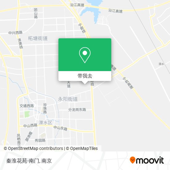 秦淮花苑-南门地图