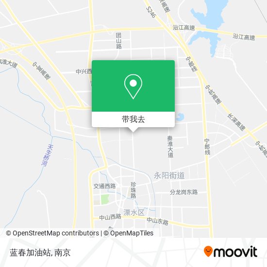 蓝春加油站地图