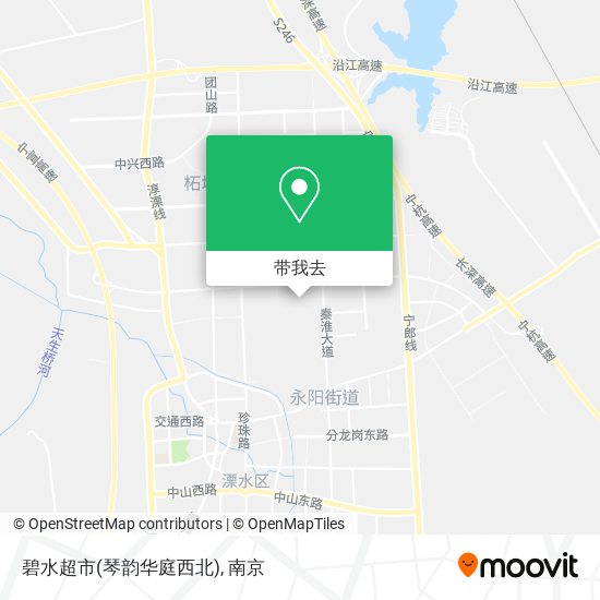 碧水超市(琴韵华庭西北)地图