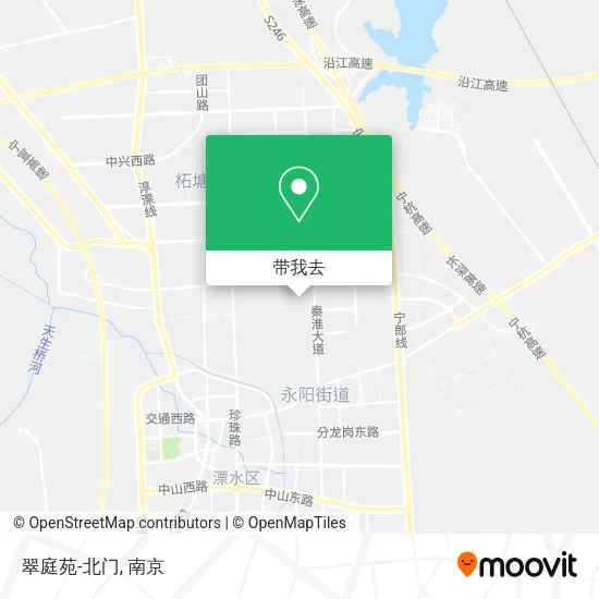 翠庭苑-北门地图