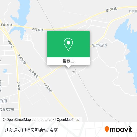 江苏溧水门神岗加油站地图
