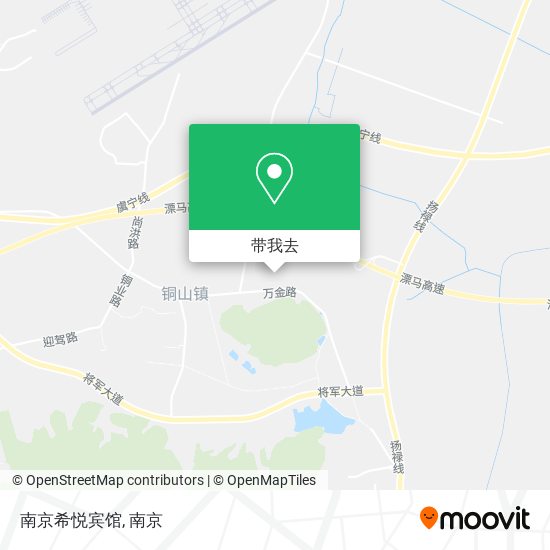 南京希悦宾馆地图
