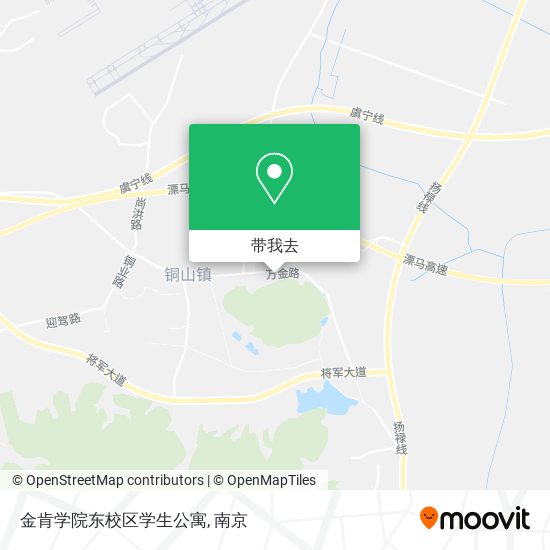 金肯学院东校区学生公寓地图
