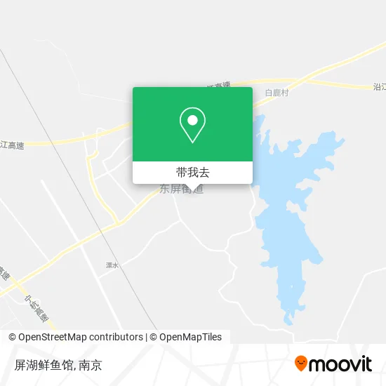 屏湖鲜鱼馆地图