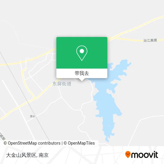 大金山风景区地图