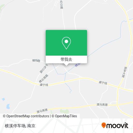 横溪停车场地图