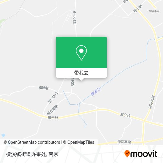 横溪镇街道办事处地图