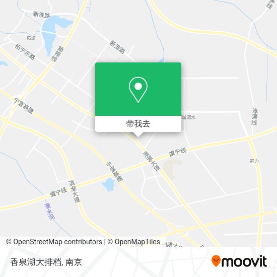 香泉湖大排档地图