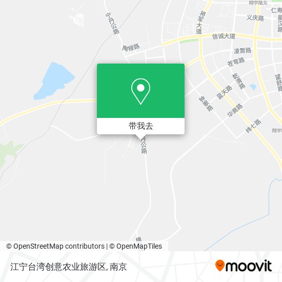 江宁台湾创意农业旅游区地图