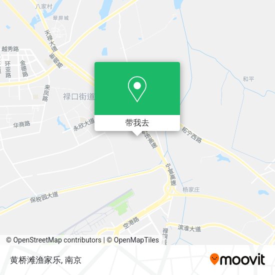 黄桥滩渔家乐地图
